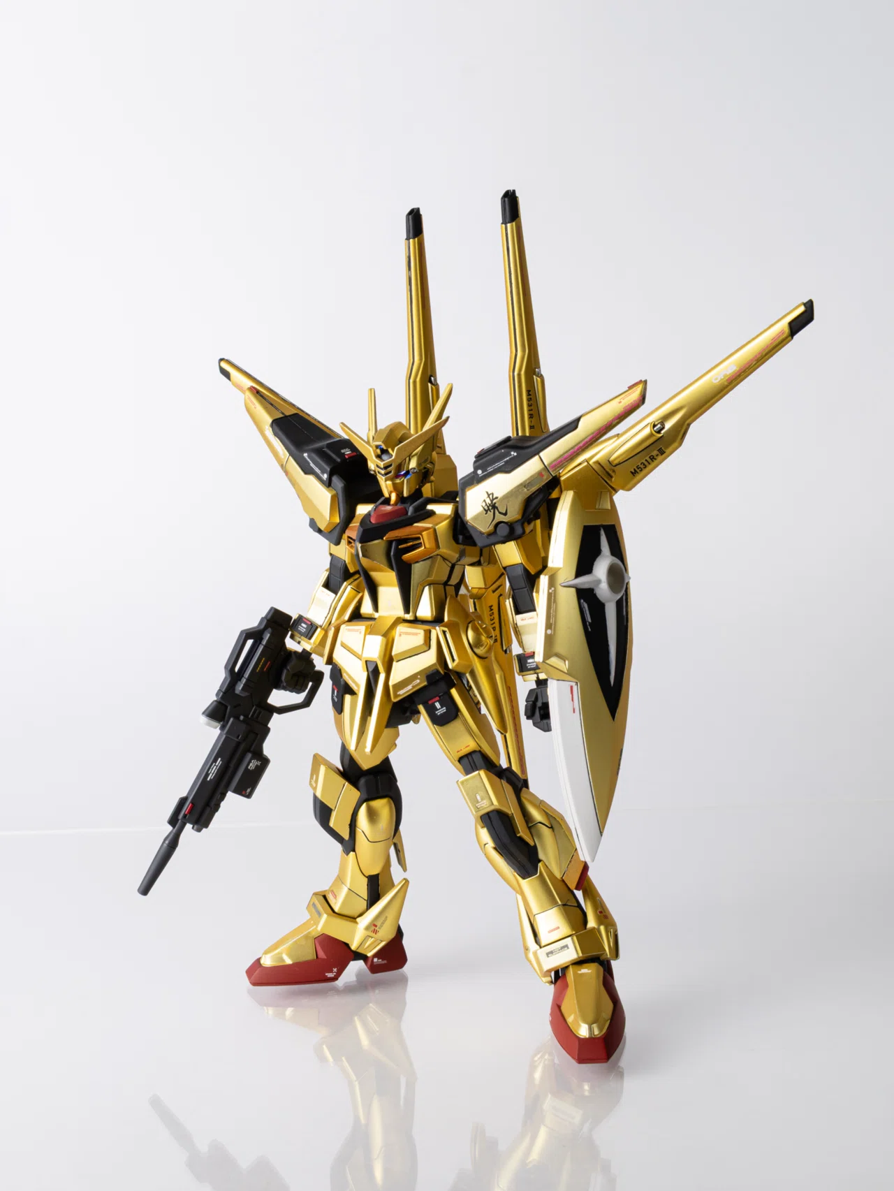メッキ加工のキットをメッキを落とさずカッコよく仕上げる（HGシラヌイ