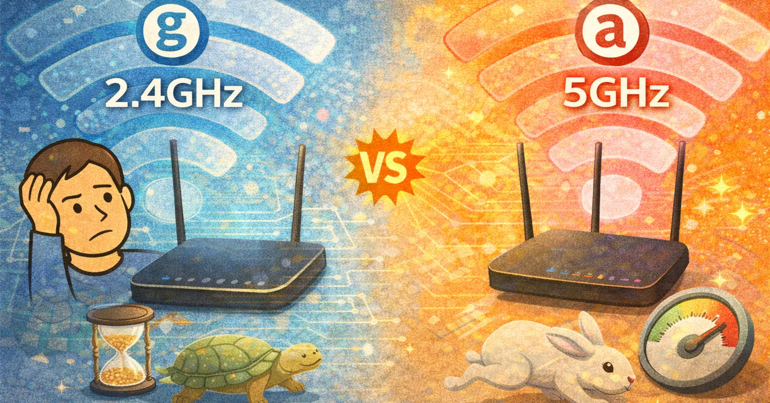 wifi a と g