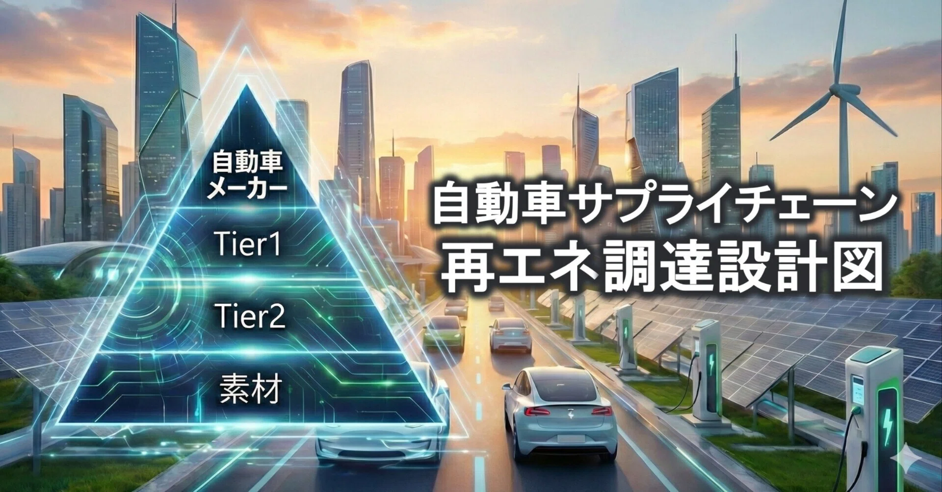 自動車サプライチェーンにおける再エネ調達設計図｜エナーバンク（公式）
