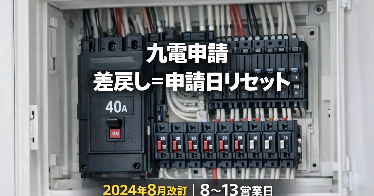 受電前チェック｜判断順⑤分電盤は「取付位置」より先に、遮断の意味を決める｜受電前チェック｜アキラ