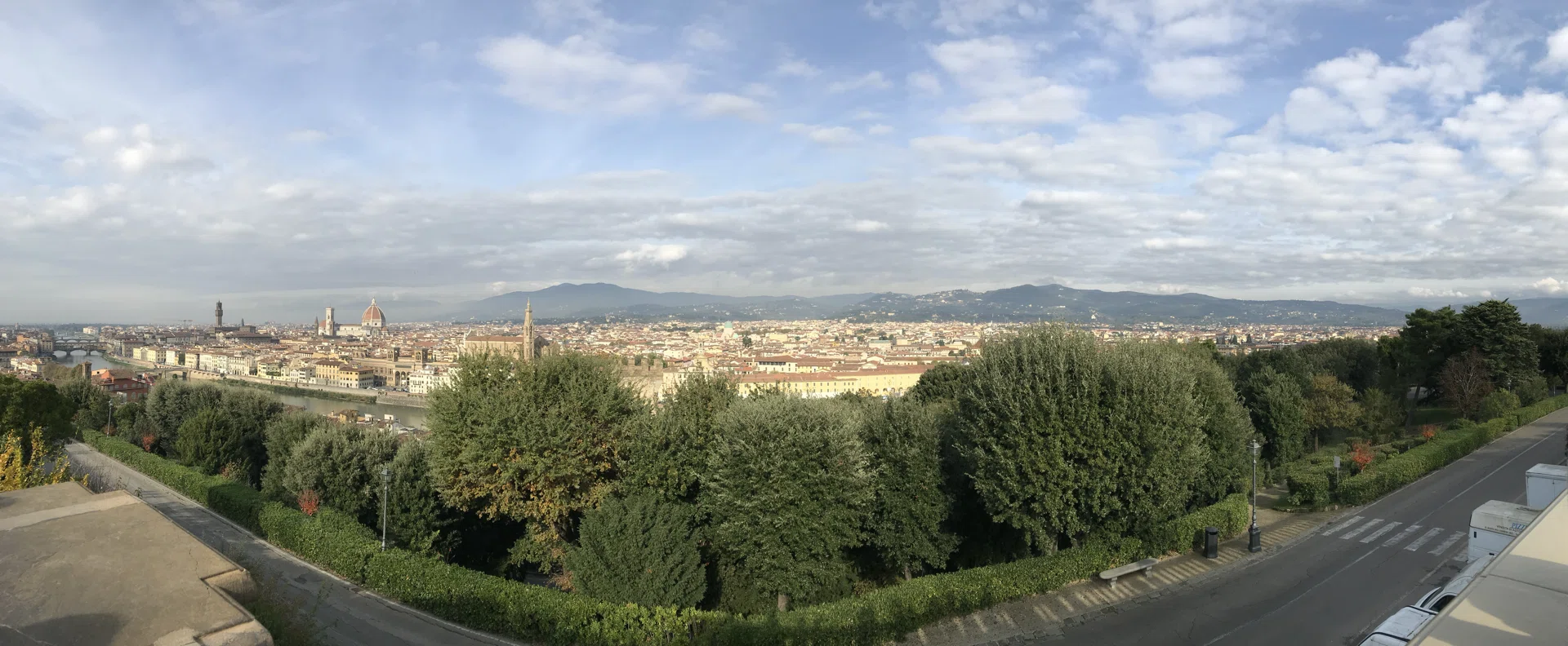 旅行｜イタリア｜🇮🇹｜フィレンツェ｜ミケランジェロ広場｜ダビデ像