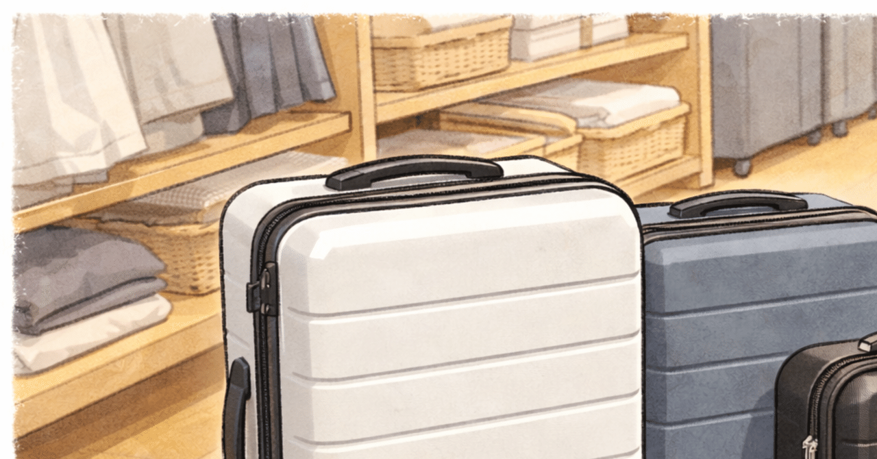 無印良品のキャリーケースは収納上手｜ゆる旅リーマン