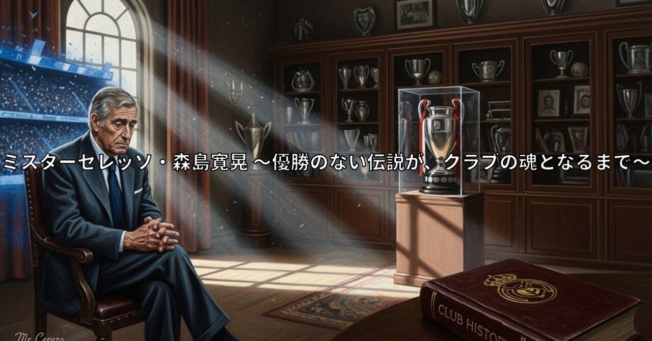 ミスターセレッソ・森島寛晃 〜優勝のない伝説が、クラブの魂となる