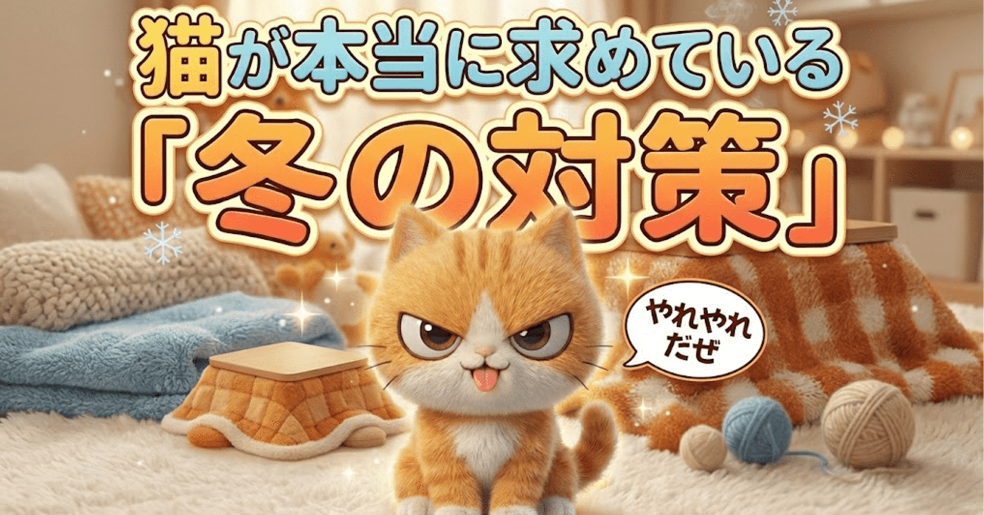 冬にやりがちだけど、猫には逆効果な寒さ対策の話— ちゃちゃまるの