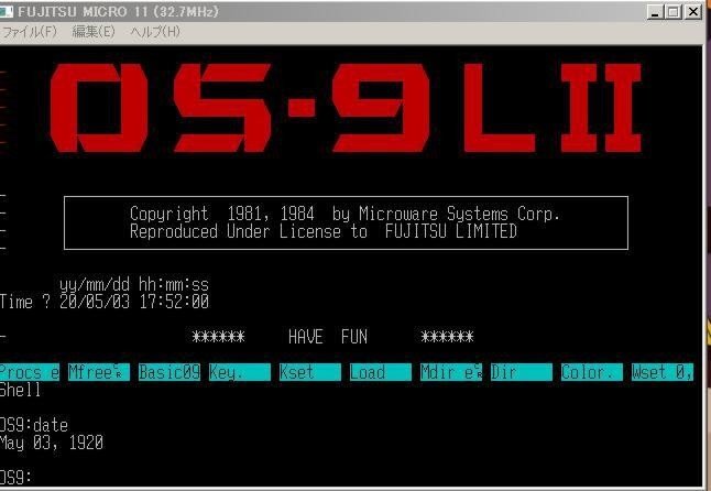 OS-9 BASIC09の練習 ①｜Uccyan