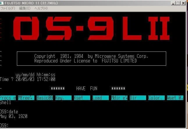 Os9 Computer OS-9 BASIC09の練習 ①|Uccyan