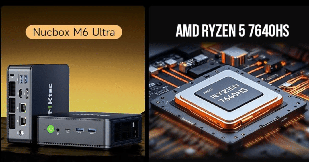 GMKtec M6 Ultra、Ryzen 5 7640HSを搭載するミニPCのスペック、65,599