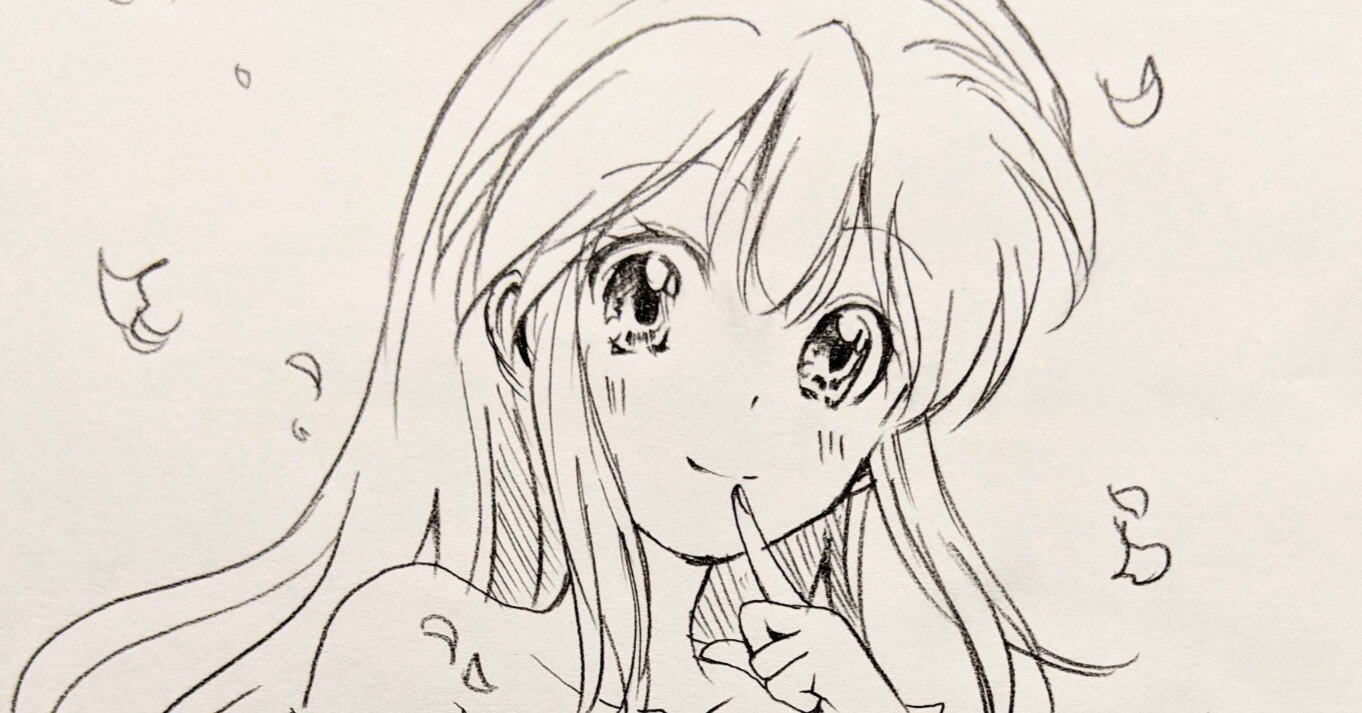 未来的な女性キャラクター 鉛筆画 作品名「学生の時は鉛筆が嫌いでしたが、今となっては味があって良い