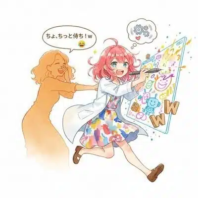 編集長とジェミ子