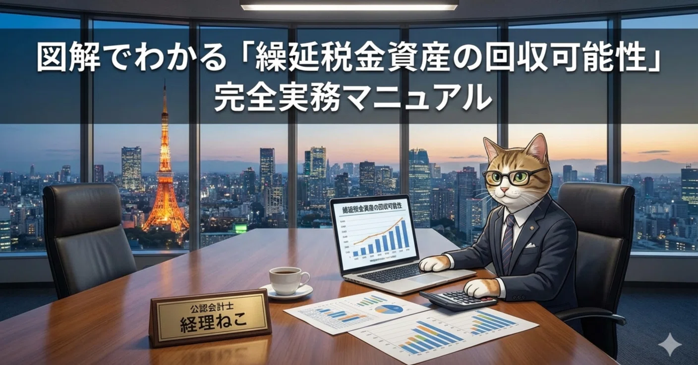 図解でわかる「繰延税金資産の回収可能性」完全実務マニュアル｜経理ねこ