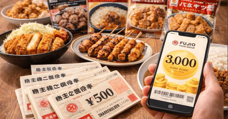 2026年版】フジオフードグループ本社（2752）株主優待外食にも、家の