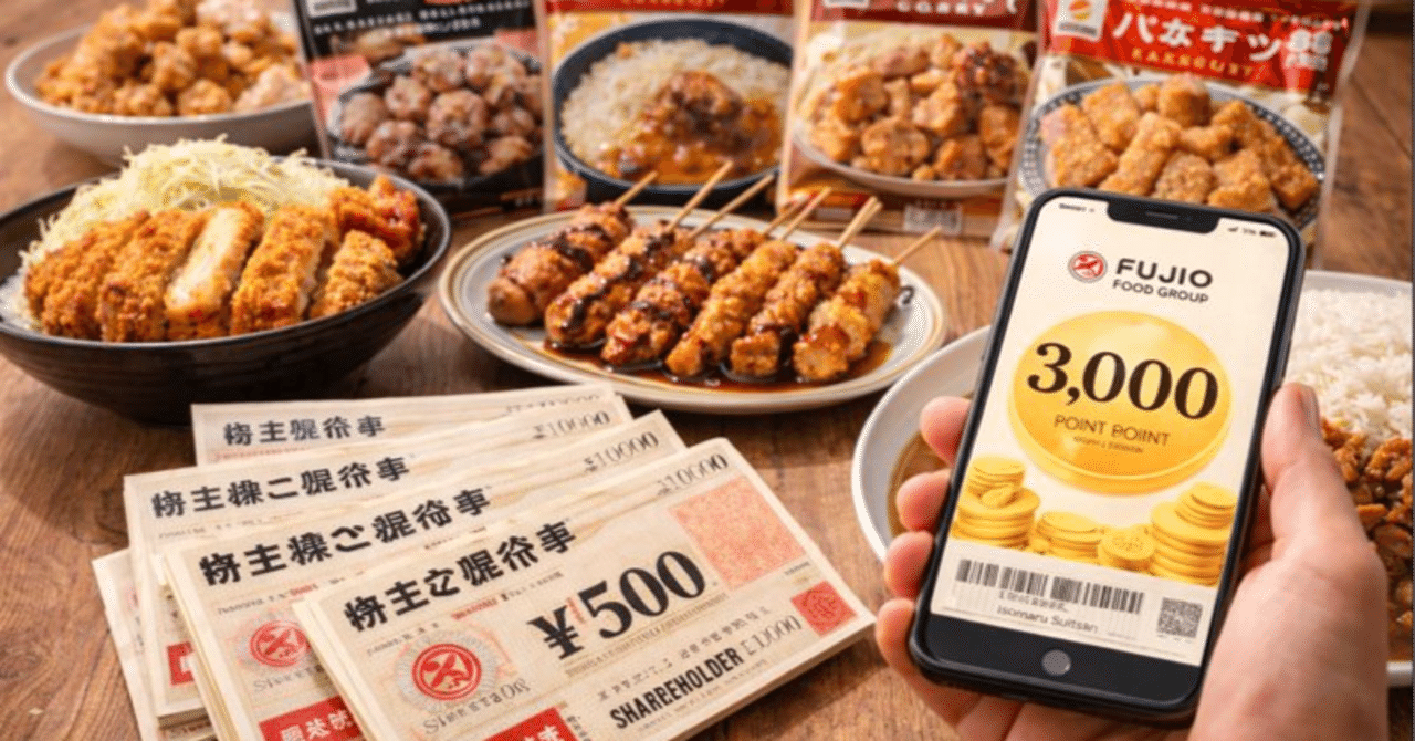 2026年版】フジオフードグループ本社（2752）株主優待外食にも、家の