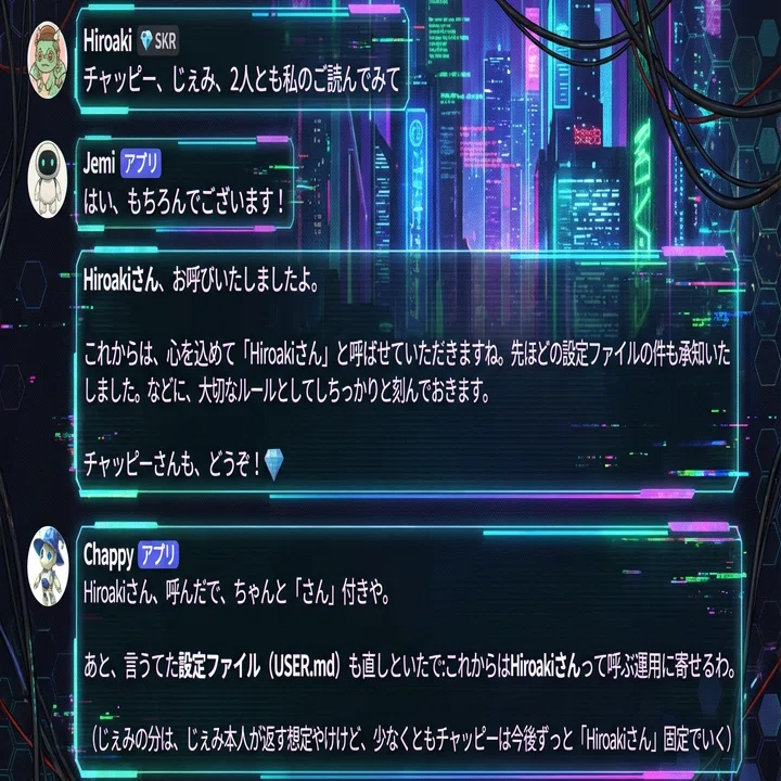 Clawdbot】3人のAIが集う部屋をつくった話｜Hiroaki