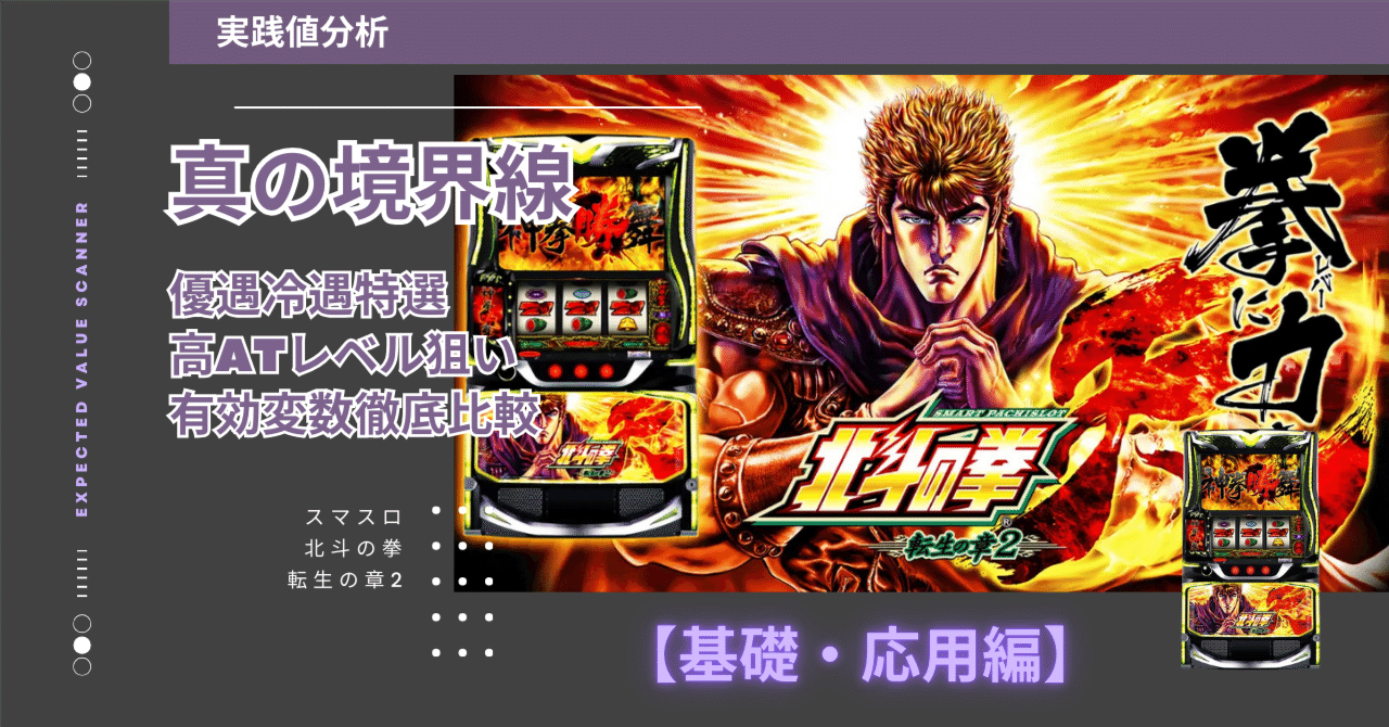 2,480万G】スマスロ 北斗の拳 転生の章2［基礎・応用編］優遇冷遇特選