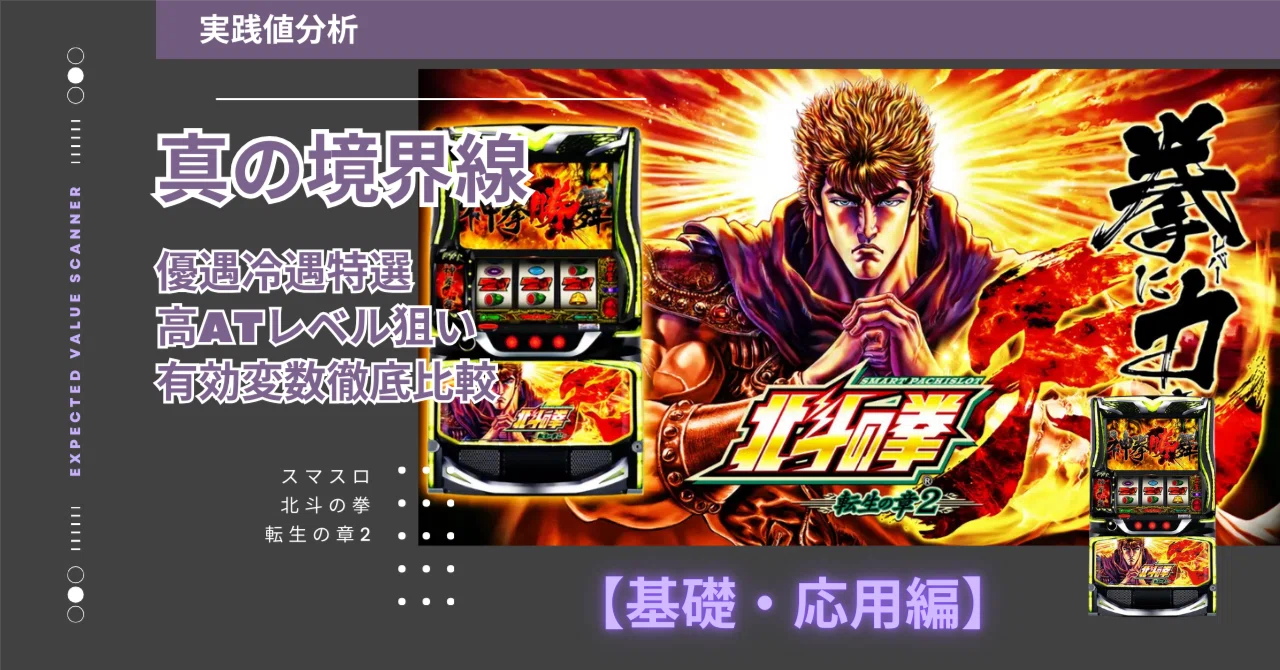 2,480万G】スマスロ 北斗の拳 転生の章2［基礎・応用編］優遇冷遇特選