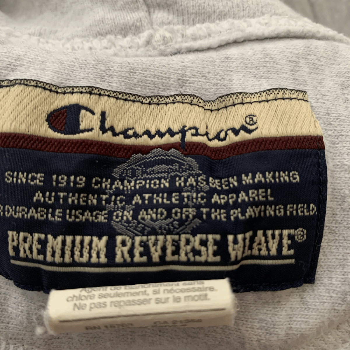ビンテージ　チャンピオン刺繍タグ 90' USA製 フェード　経年劣化 楽天市場】【中古】【メンズ】 Champion チャンピオン 90s 青