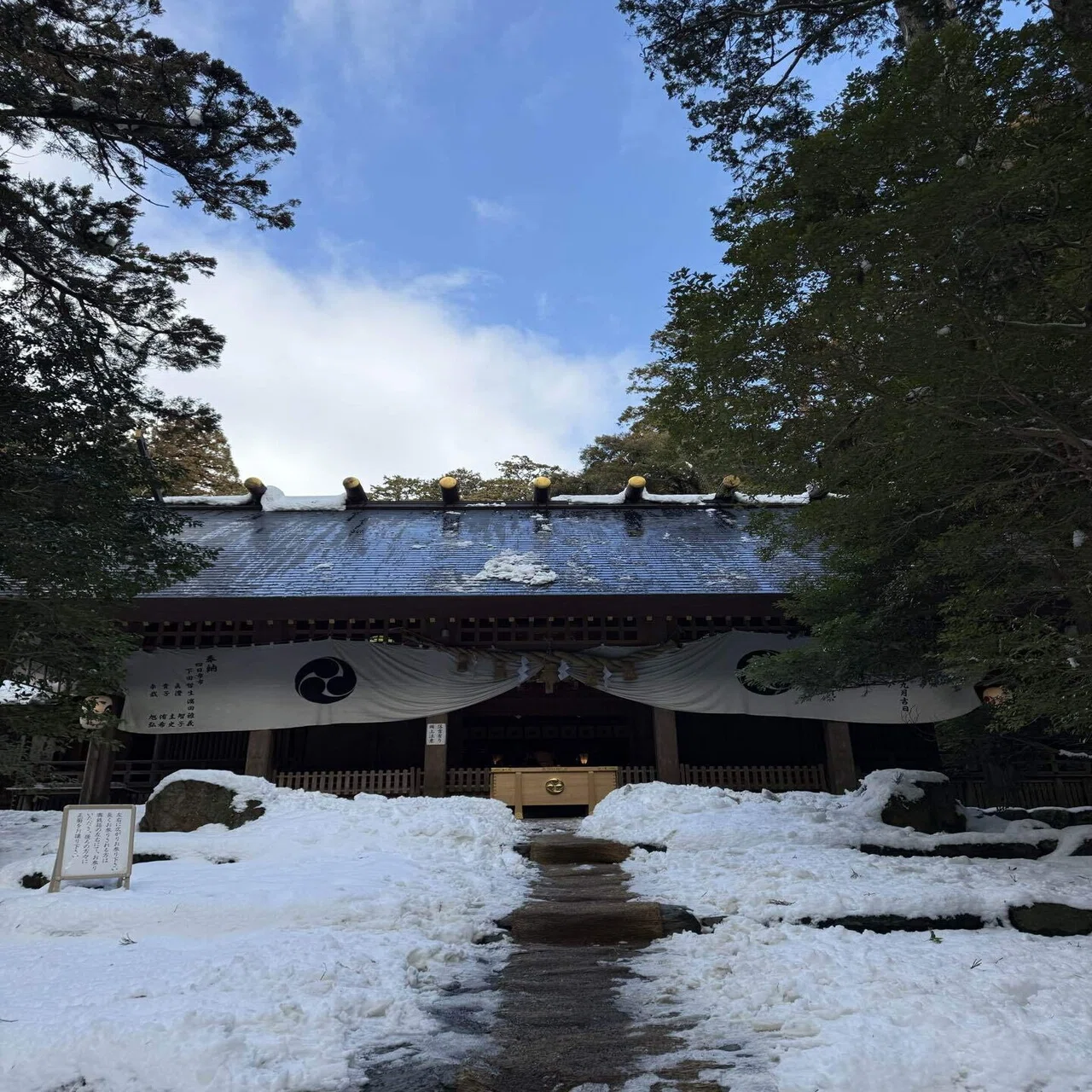 椿大神社】妻に言われ続けて20年｜感動！極寒に震える至福の茶｜よしよし