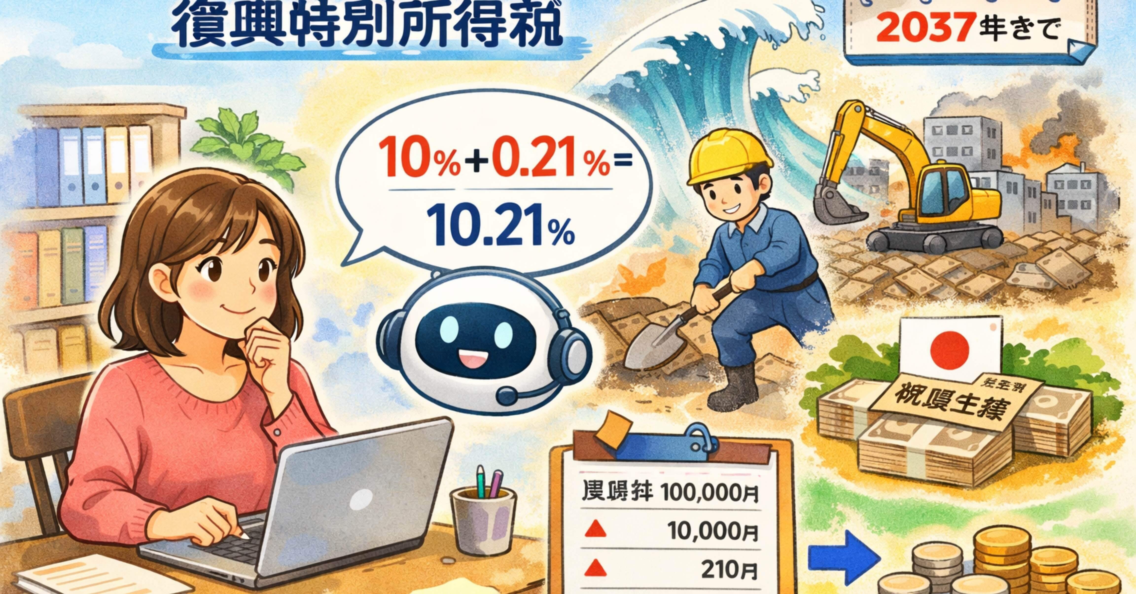 新米個人事業主と復興特別所得税｜岸 晶子