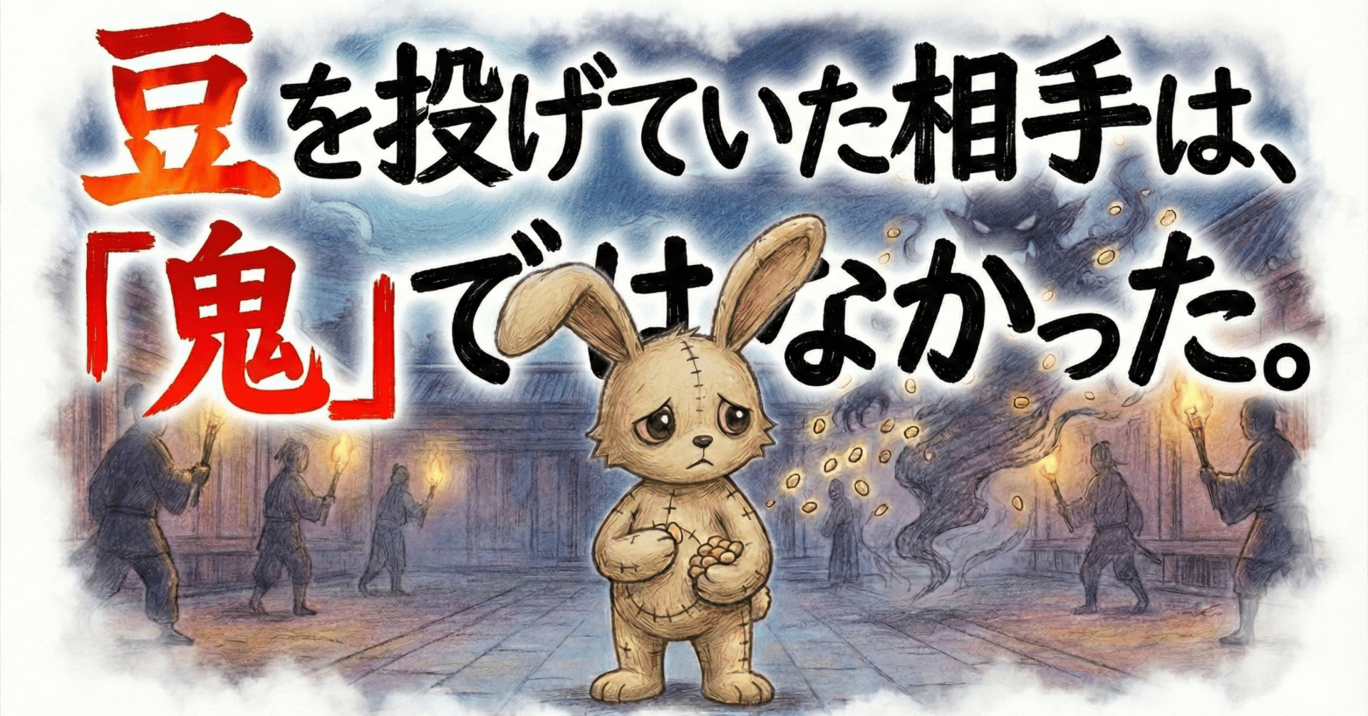 節分】私たちが追い払っていたのは「鬼」ではなかった。豆まきに隠され