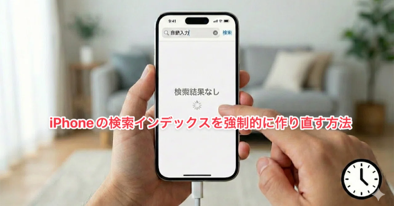 iPhone17にて設定アプリの検索機能がおかしくなったのを直した件｜たっくま