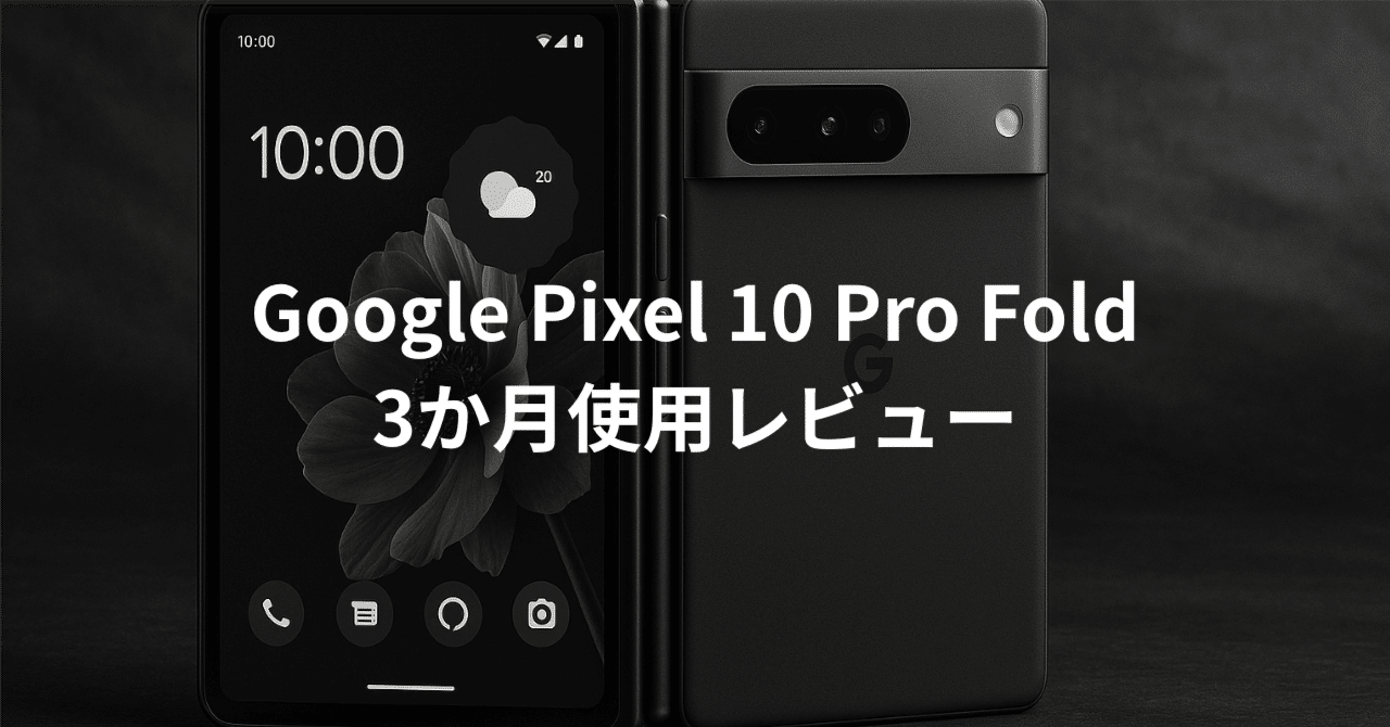 Google Pixel 10 Pro Fold｜長期使用レビュー｜3か月｜えむけー