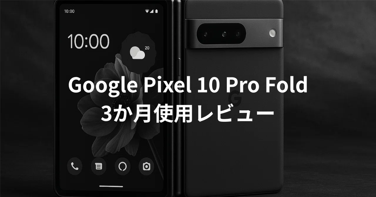 【使用期間１カ月】Google Pixel 10 Pro Google Pixel 10 Pro Fold｜長期使用レビュー｜3か月｜えむけー