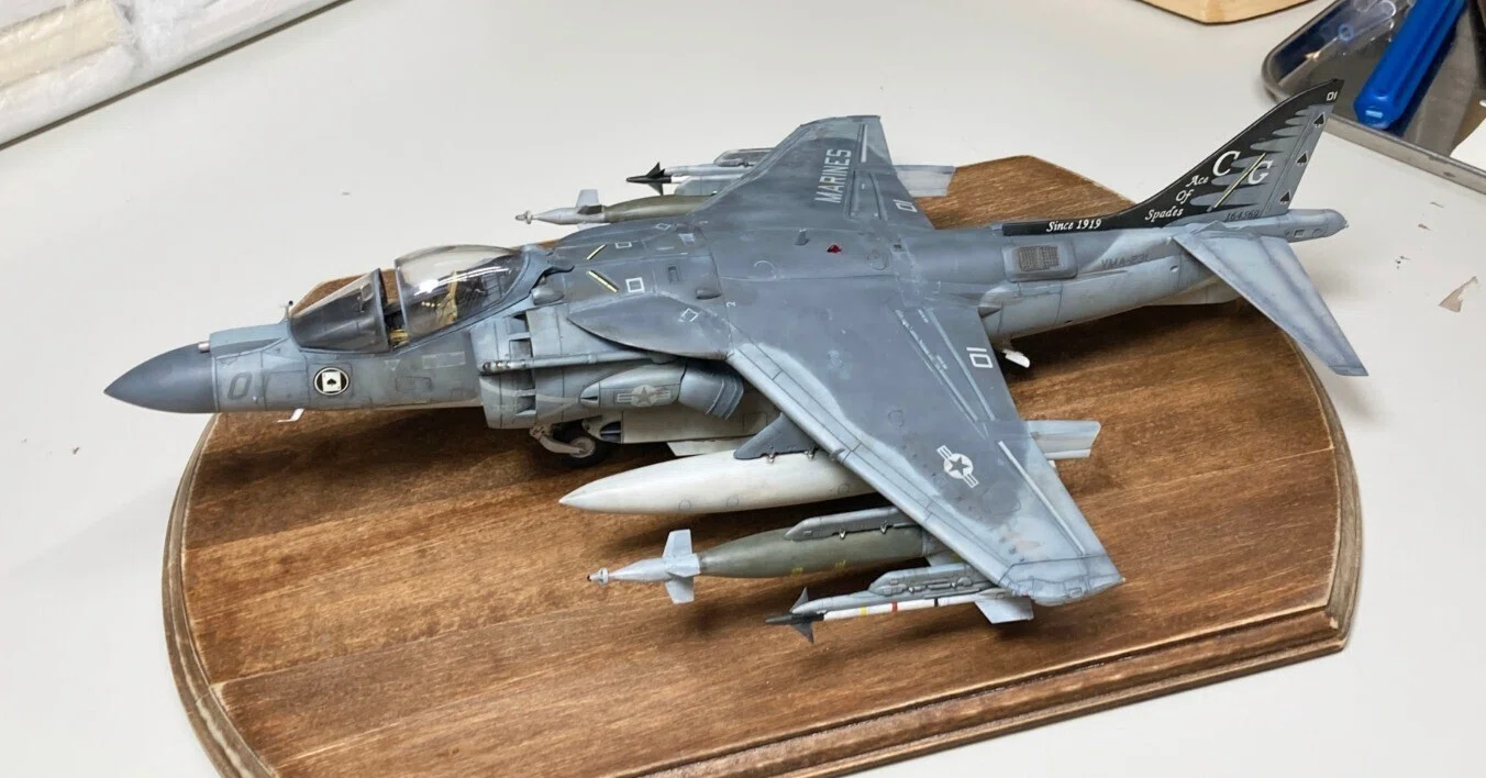 魔法の言葉：ハセガワ 1/48 AV-8B ハリアー2プラス（後編・完成報告