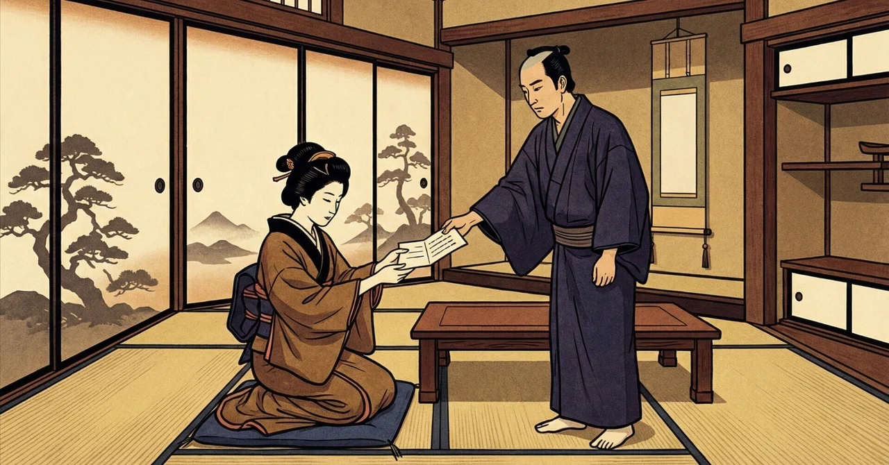 江戸の離婚率は現代の3倍。「三行半」は絶縁状ではなく、夫が妻に渡す