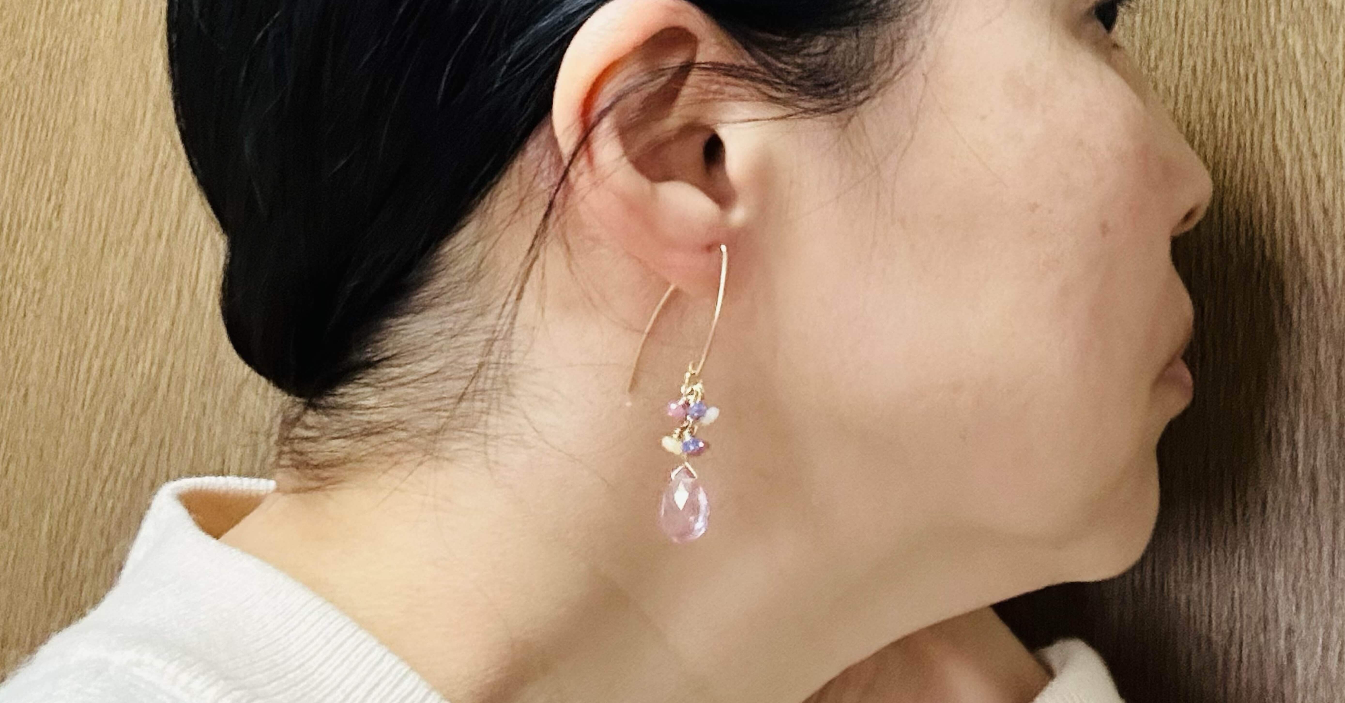 ハンドメイド作品の14kgpピアス｜panorama35