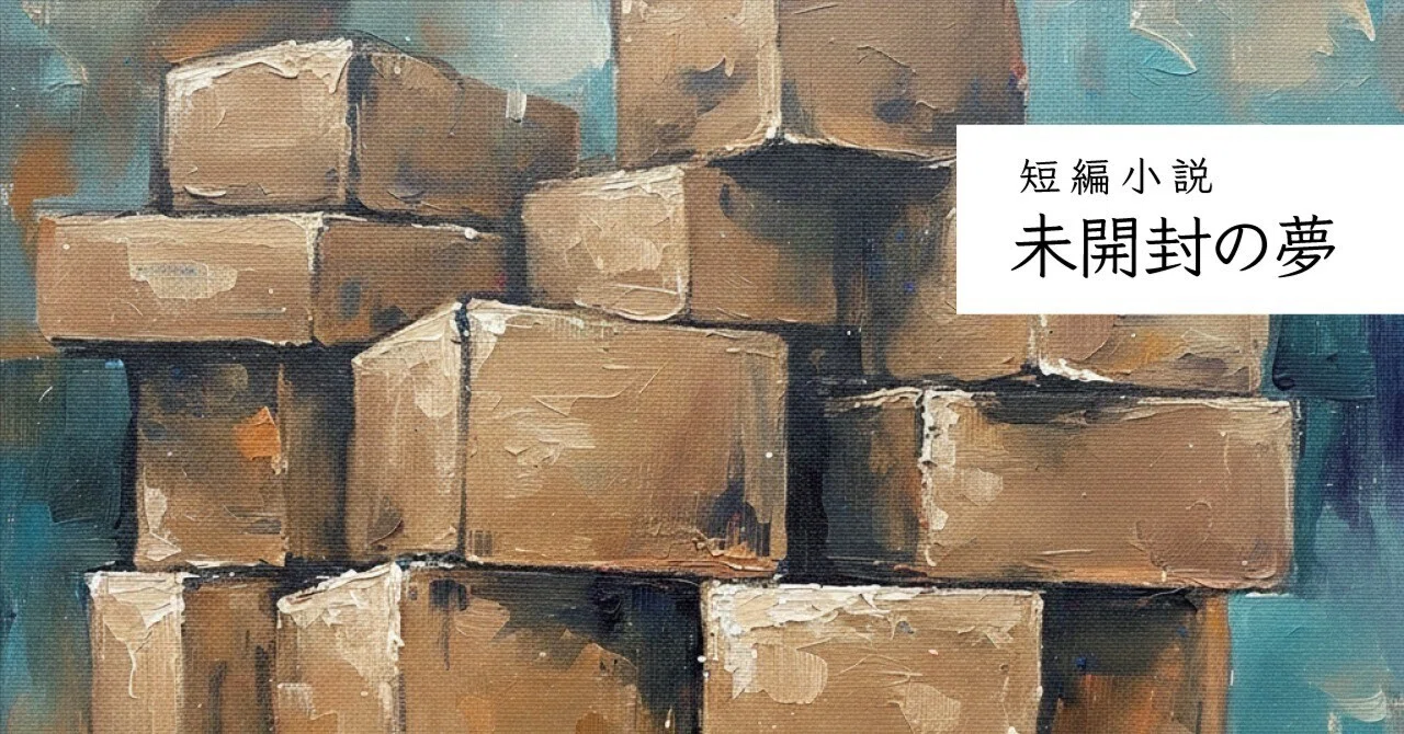 小説】未開封の夢（全文無料）｜岸田奈美｜NamiKishida