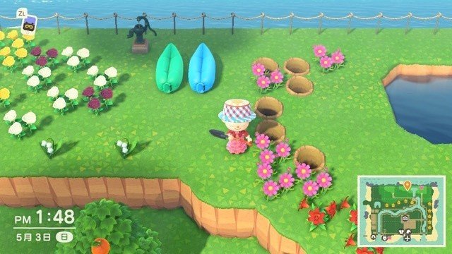 あつ森クリーム島日記 45日目 びゅーん Note