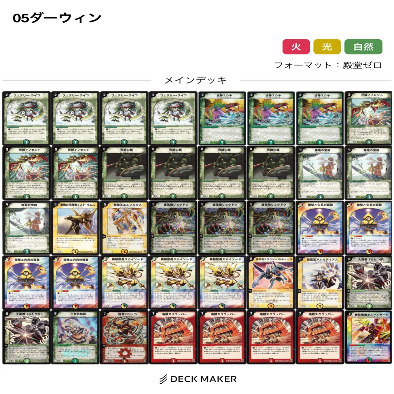 俺的”デュエマクラシック05“ファンデッキ”集！〜自然編〜｜スガサワ