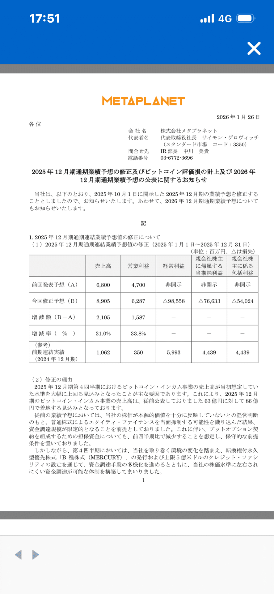 1,000億円の含み損】日本版マイクロストラテジー「メタプラネット」の決算から学ぶ、勝負師の「期待値」と「忍耐」｜とし（ポーカー店長）@株投資修行中