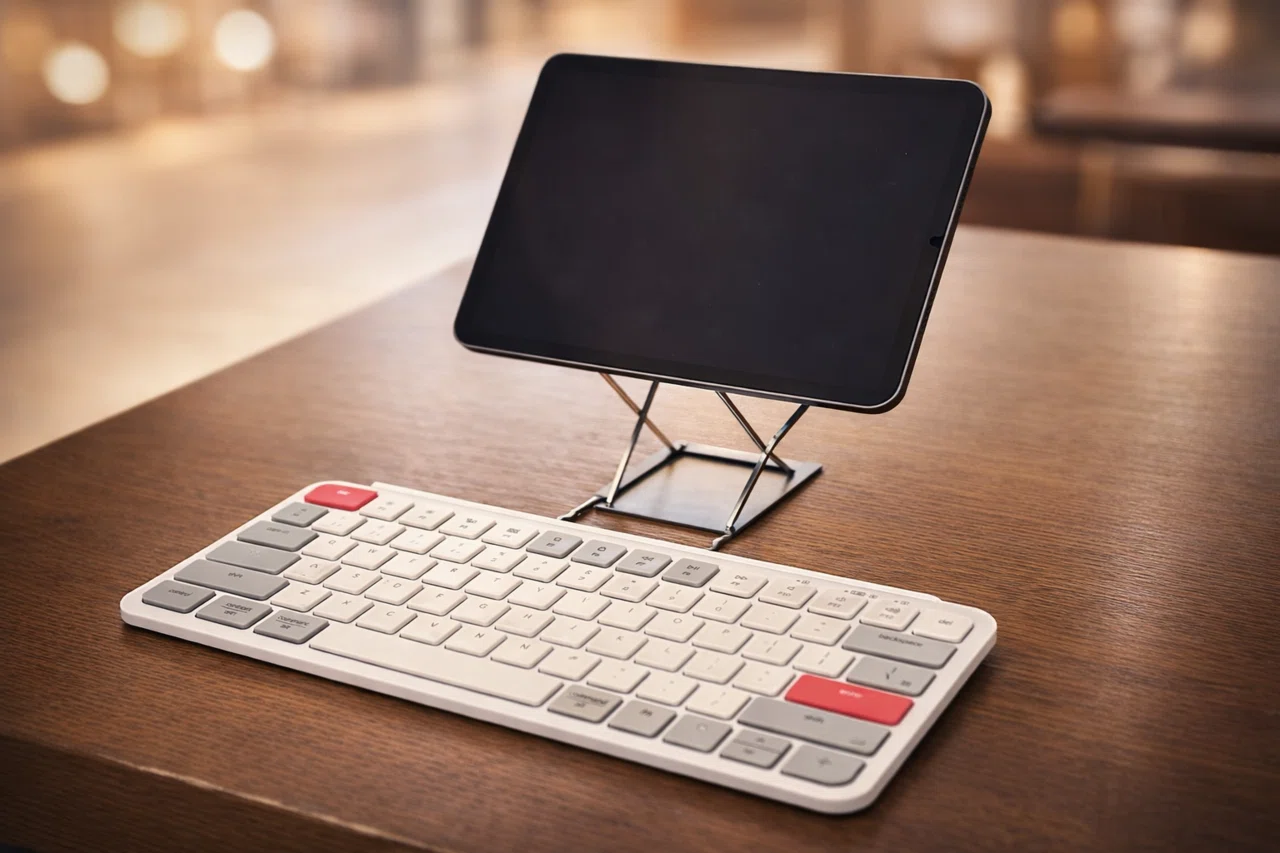 iPad mini × 静音キーボード！ ｜ 外付けキーボード正解！？425g・最大