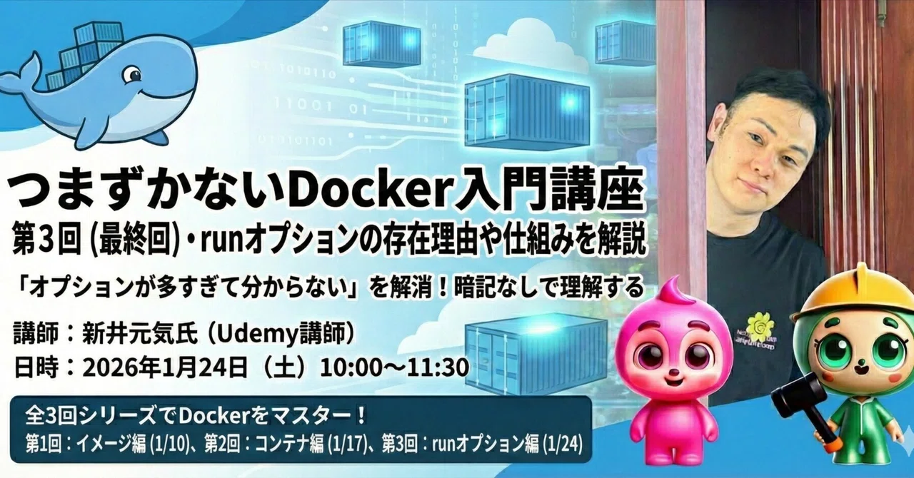 Docker Run時のオプションについて – Docker Run Entrypoint – RTQM