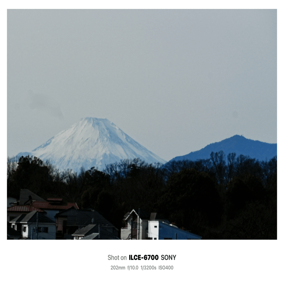 α6700で撮る富士山｜SuzukenSambar