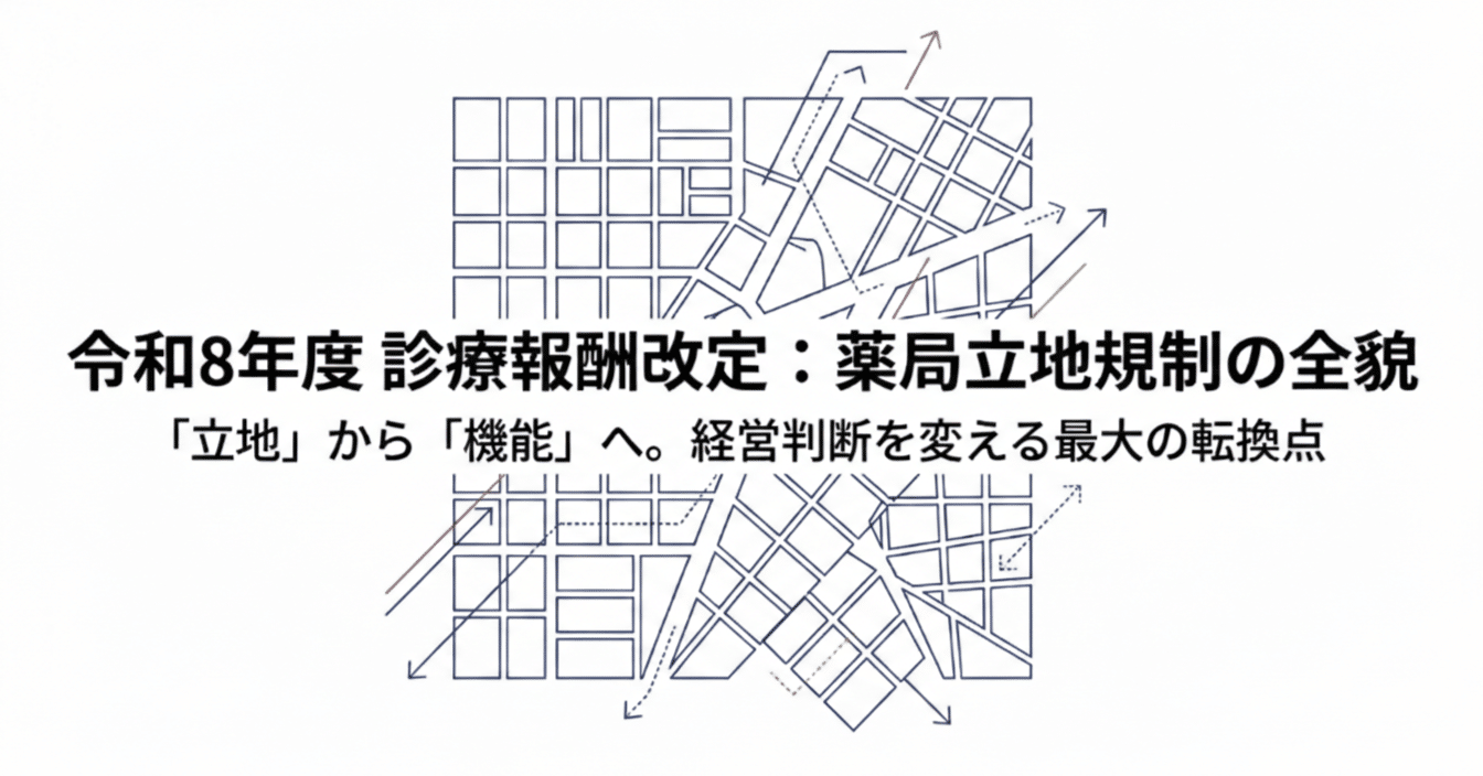 門前薬局等立地依存減算」新設と「特別調剤基本料A」対象拡大を徹底