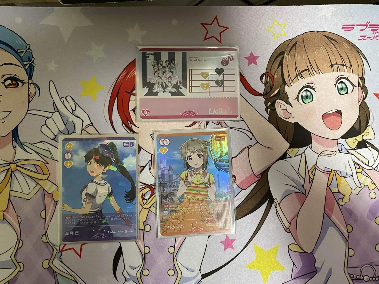 ラブカ　黄色軸　デッキパーツ　⑨ ラブカ】笑顔のPromiseとEternalizeLoveの黄色アグロデッキを組んで