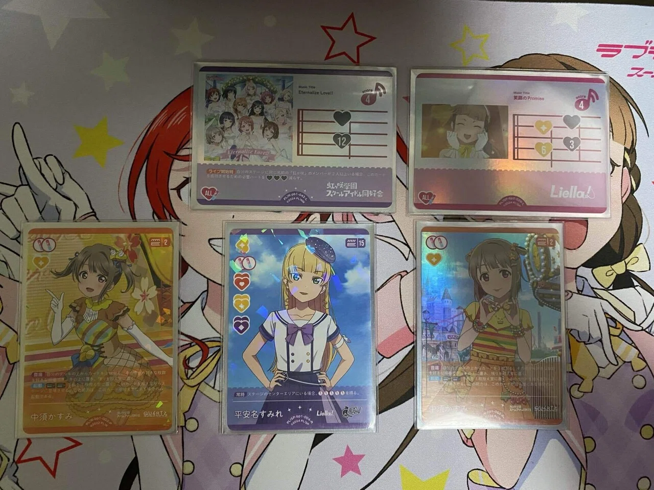 ラブカ　黄色軸　デッキパーツ　⑨ ラブカ】笑顔のPromiseとEternalizeLoveの黄色アグロデッキを組んで