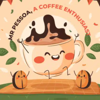 コーヒー好きのペソアさん
