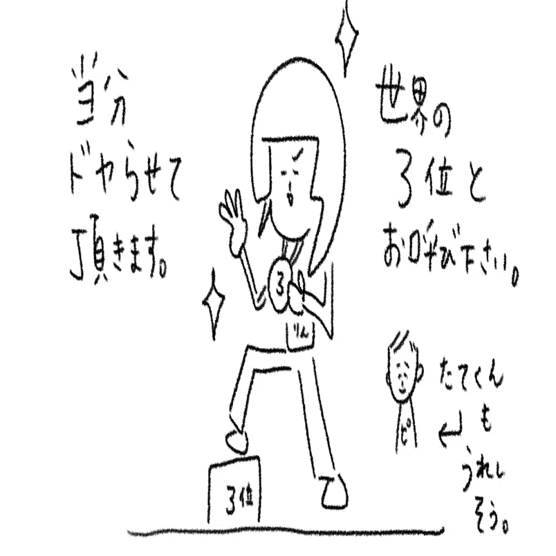 RINKOの、UK戦でメダリストになりました、の件。｜RINKO