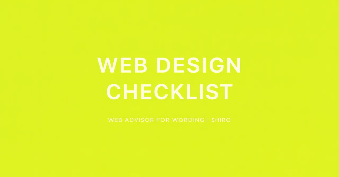 7-Point Web Design Checklist to Articulate Why Something Looks 'Uncool ...