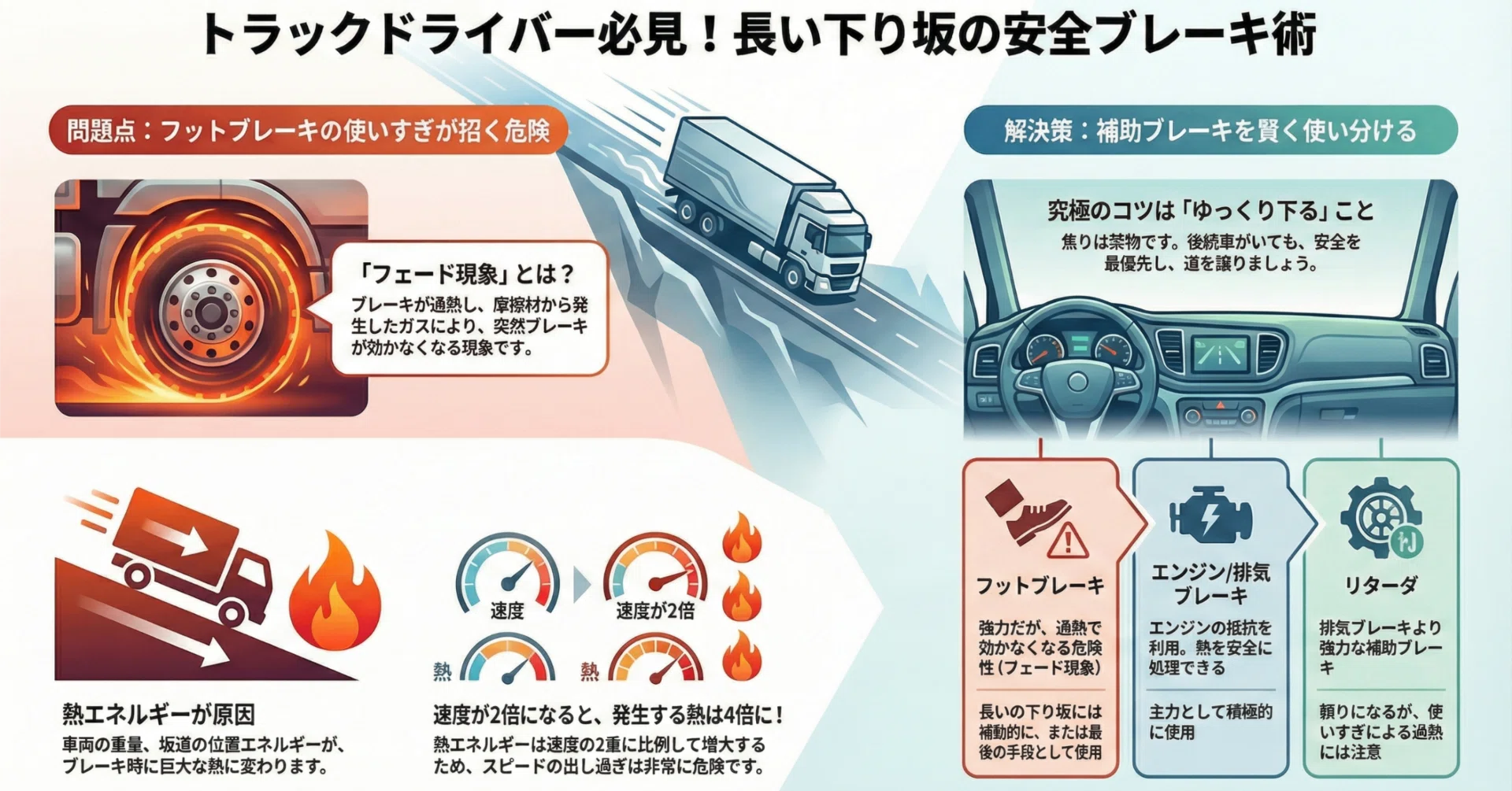 エンジン ブレーキ 使い すぎる と