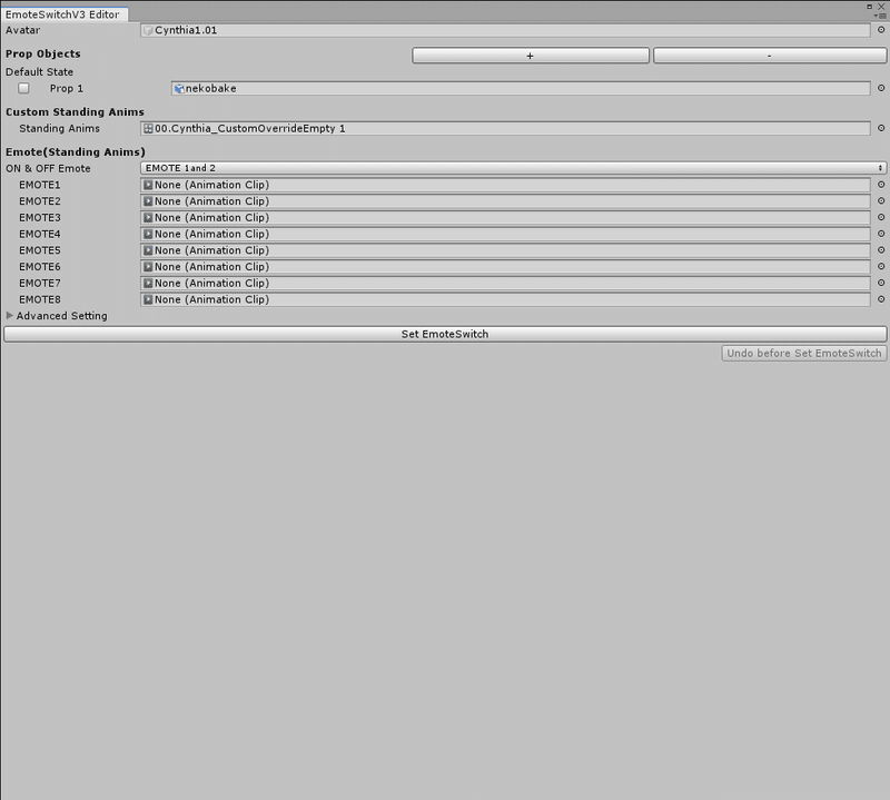 Vrc向け Emoteswitchにanimation Overrideを適応する Note Vrc向け Emoteswitchにanimation Overrideを適応する Note