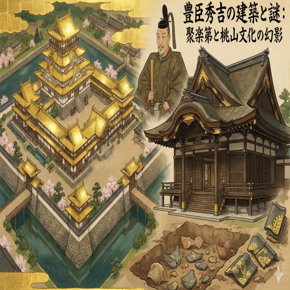 ◎伝聚楽第 金箔軒丸瓦 豊臣秀吉 豊臣秀次 検：伏見城 安土桃山時代 ◎伝聚楽第 金箔軒丸瓦 豊臣秀吉 豊臣秀次 検：伏見城 安土桃山時代