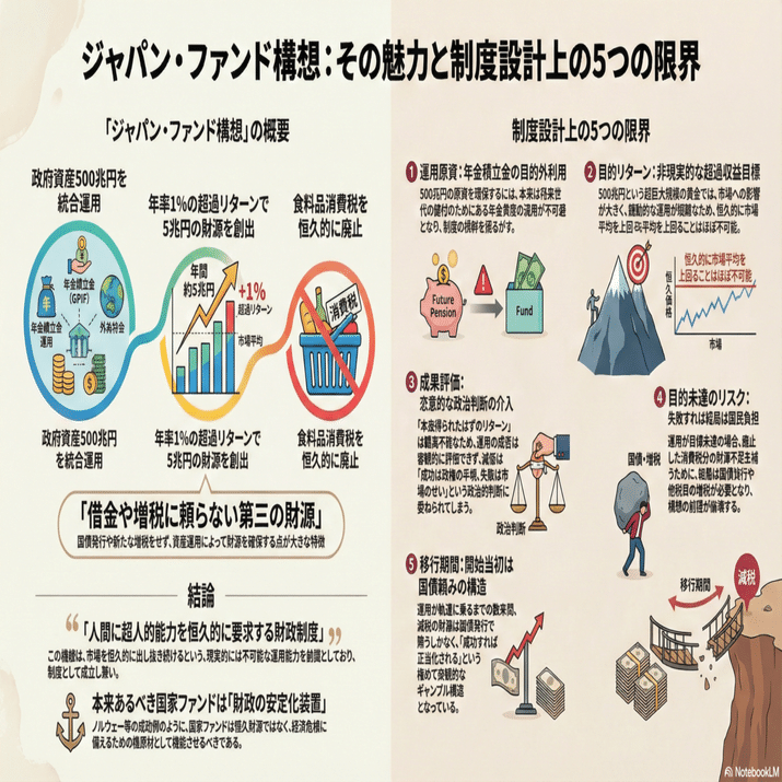 コラム】ジャパン・ファンド構想は是か非か―制度設計上の限界｜chazz
