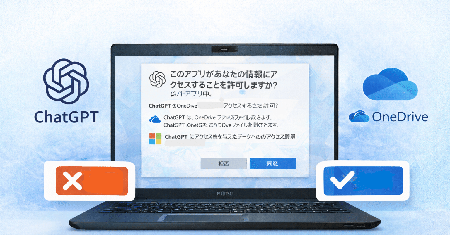 ChatGPT起動時に表示される「OneDriveアクセス許可」って何？拒否して