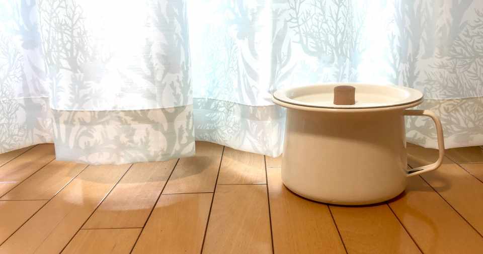背中漏れしても おむつジプシーしない 生後3ヶ月からの ホーローおまる まゆ Note
