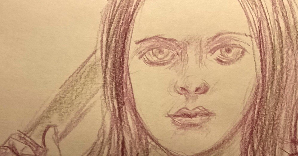 色鉛筆画0127｜エカレエリ@詩-絵-自主制作