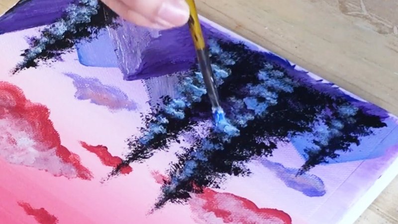 アクリル絵の具を使用した夕暮れの風景の描き方 初心者が簡単に絵を描く方法 Junya Art Note アクリル絵の具を使用した夕暮れの風景の描き方 初心者が簡単に絵を描く方法 Junya Art Note